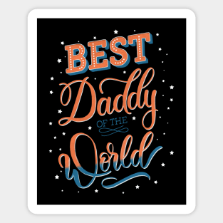 Best Daddy of the World Sticker